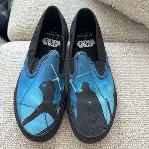 Sperry Blue and Black Star Wars Sneakers